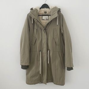 ARITIZIA WILFRED FREE Fur Lined Parka with Hood